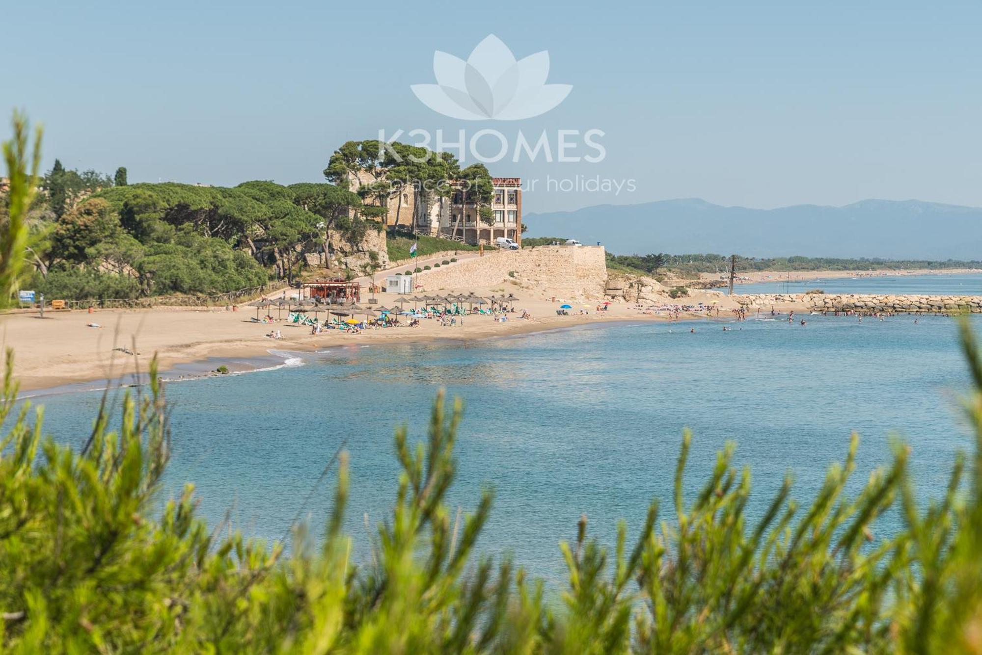 Villa Nuria L' Escala Bagian luar foto